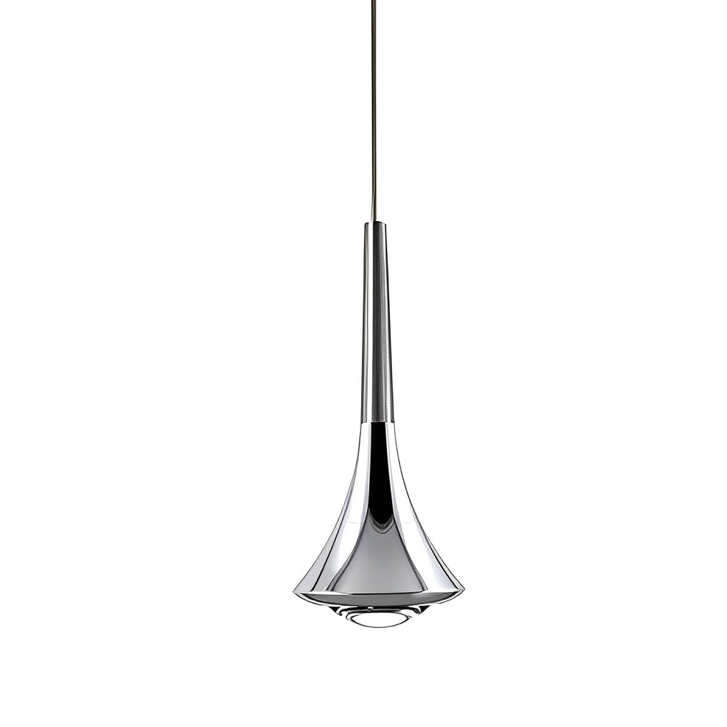 Black Scandinavian Drop Pendant Light - Modern LED Hanging Light for Kitchen or Living Room 9