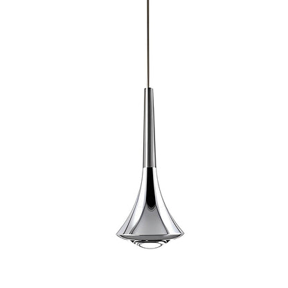 Black Scandinavian Drop Pendant Light - Modern LED Hanging Light for Kitchen or Living Room 9