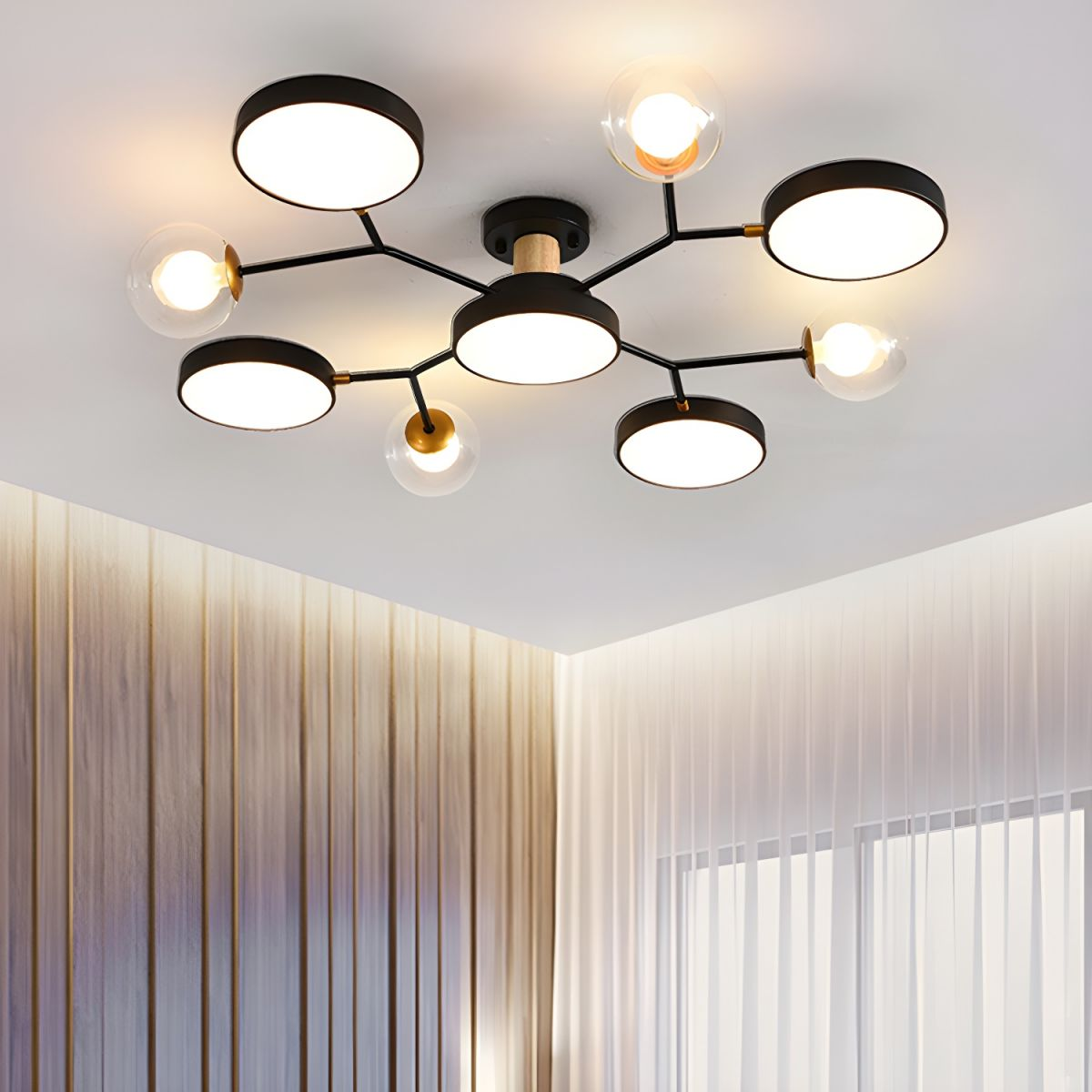 BranchGlow | Flush Mount Ceiling Light – Nature-Inspired LED Design for Living Room 2