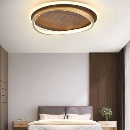 Brillana | Flush Mount Ceiling Light – Dimmable LED with Elegant Gold Finish 0