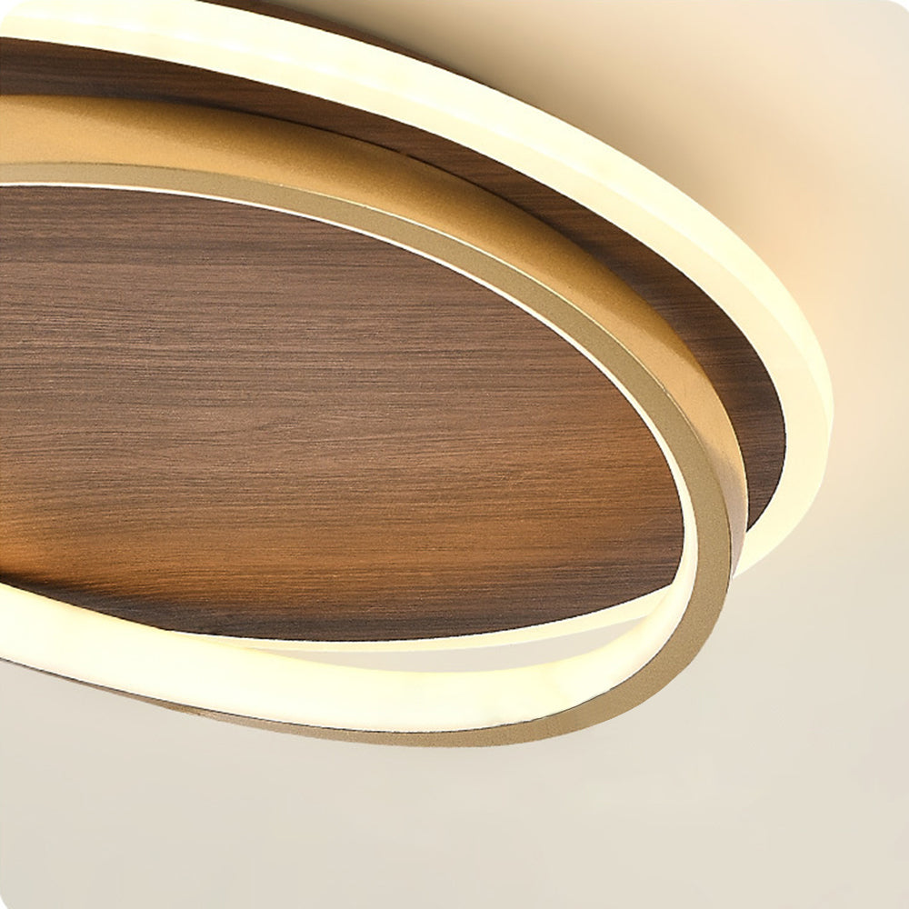 Brillana | Flush Mount Ceiling Light – Dimmable LED with Elegant Gold Finish 5