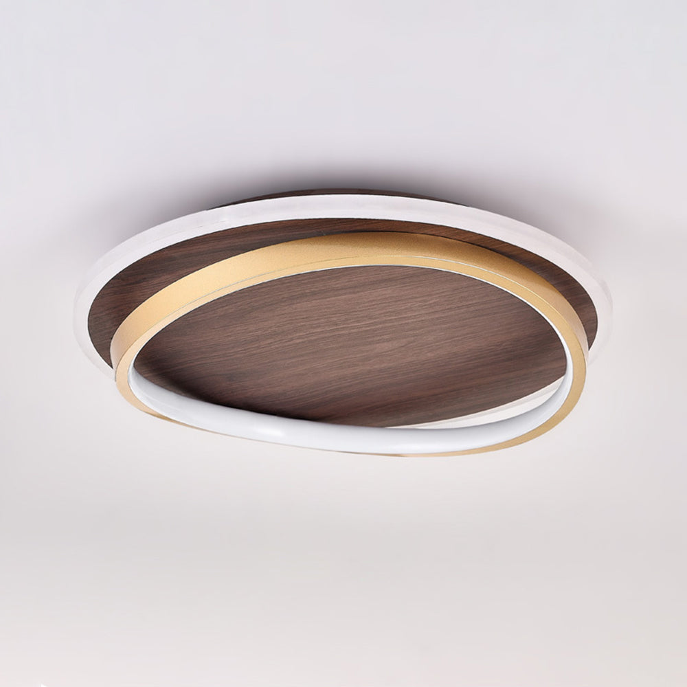 Brillana | Flush Mount Ceiling Light – Dimmable LED with Elegant Gold Finish 6