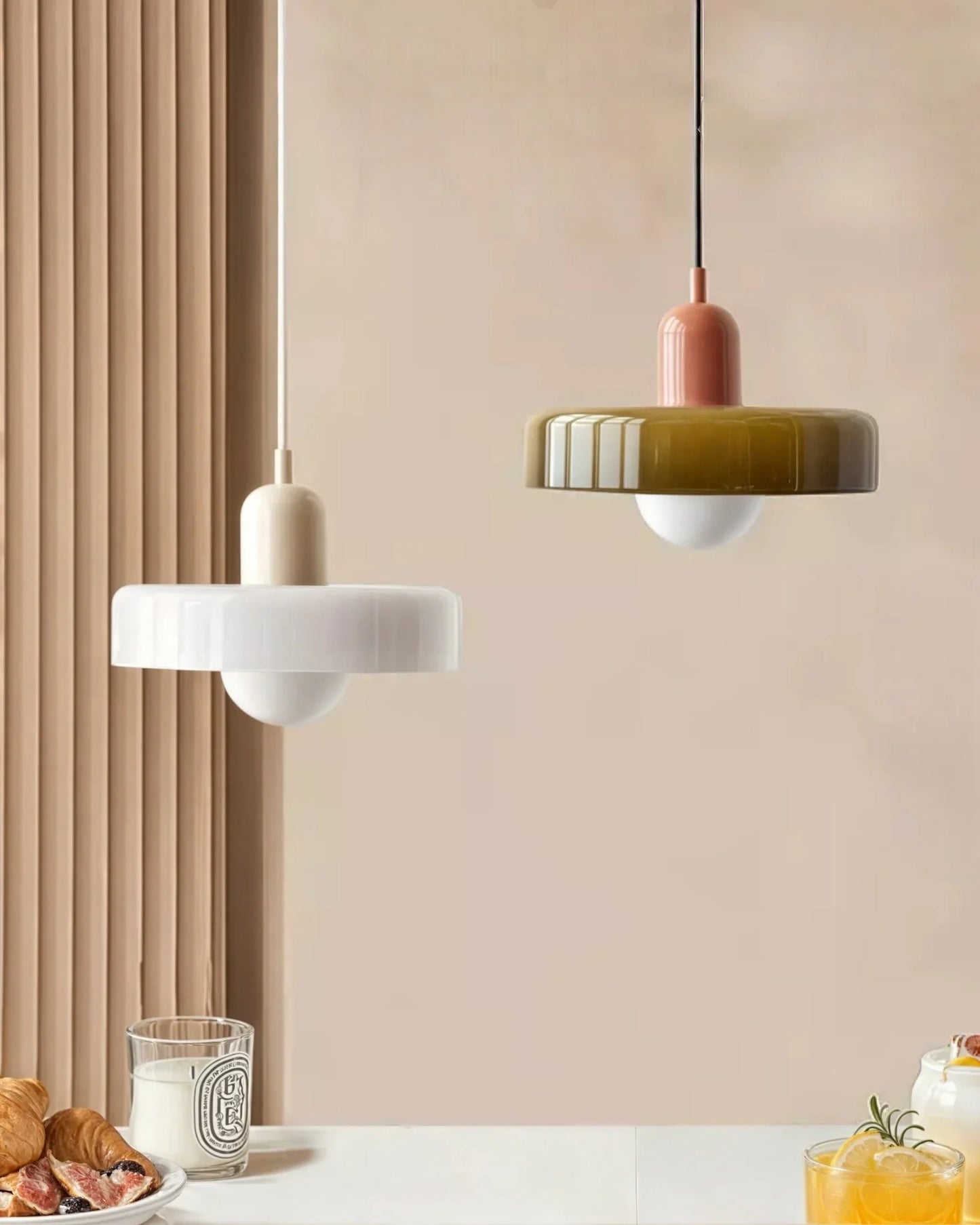 Minimalist Glass Pendant Lamp for Kitchen Pendant Lighting – 25cm & 30cm 5