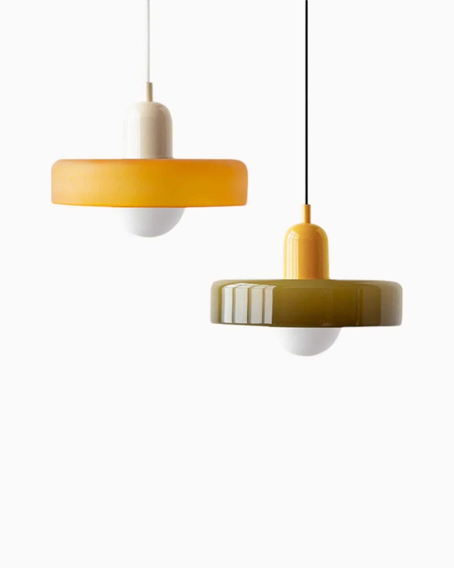 Minimalist Glass Pendant Lamp for Kitchen Pendant Lighting – 25cm & 30cm 3