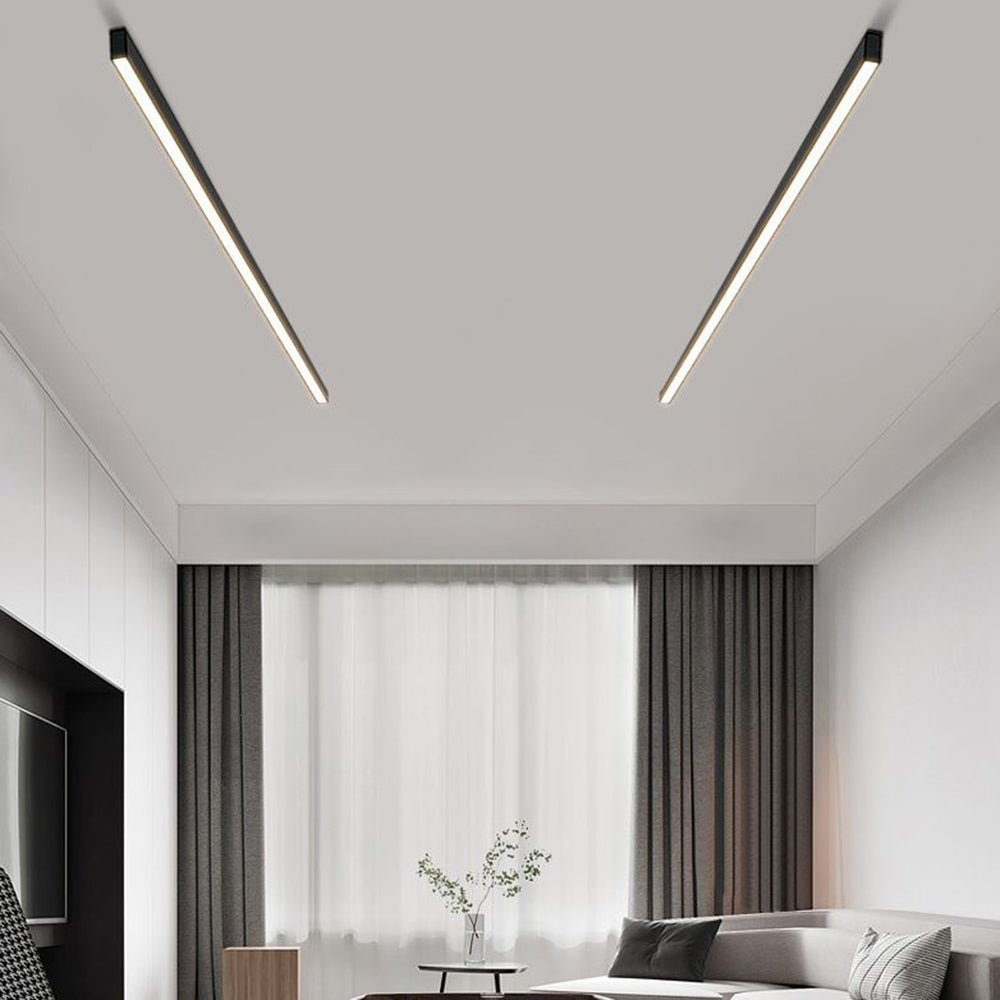 Dimmable LED Flush Mount Ceiling Light Fixture – Modern Black & White Design 4