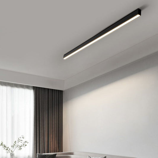 Dimmable LED Flush Mount Ceiling Light Fixture – Modern Black & White Design 5