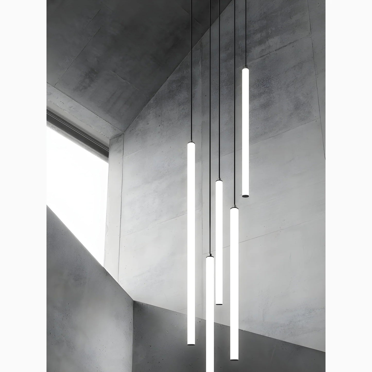 Elegant Art Deco Spiral Pendant Light – Adjustable Height for Staircases and Entryways 11