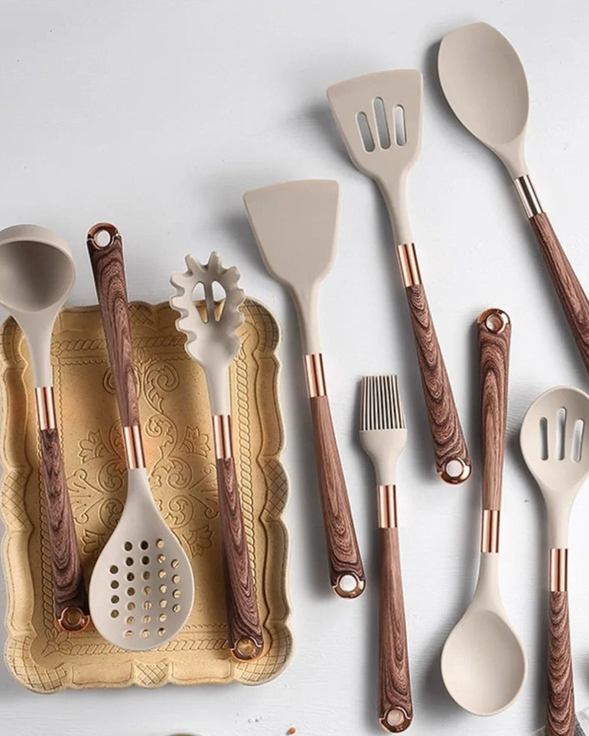 Eleganza | Kitchen Utensil Set – Heat-Resistant Silicone Tools 0
