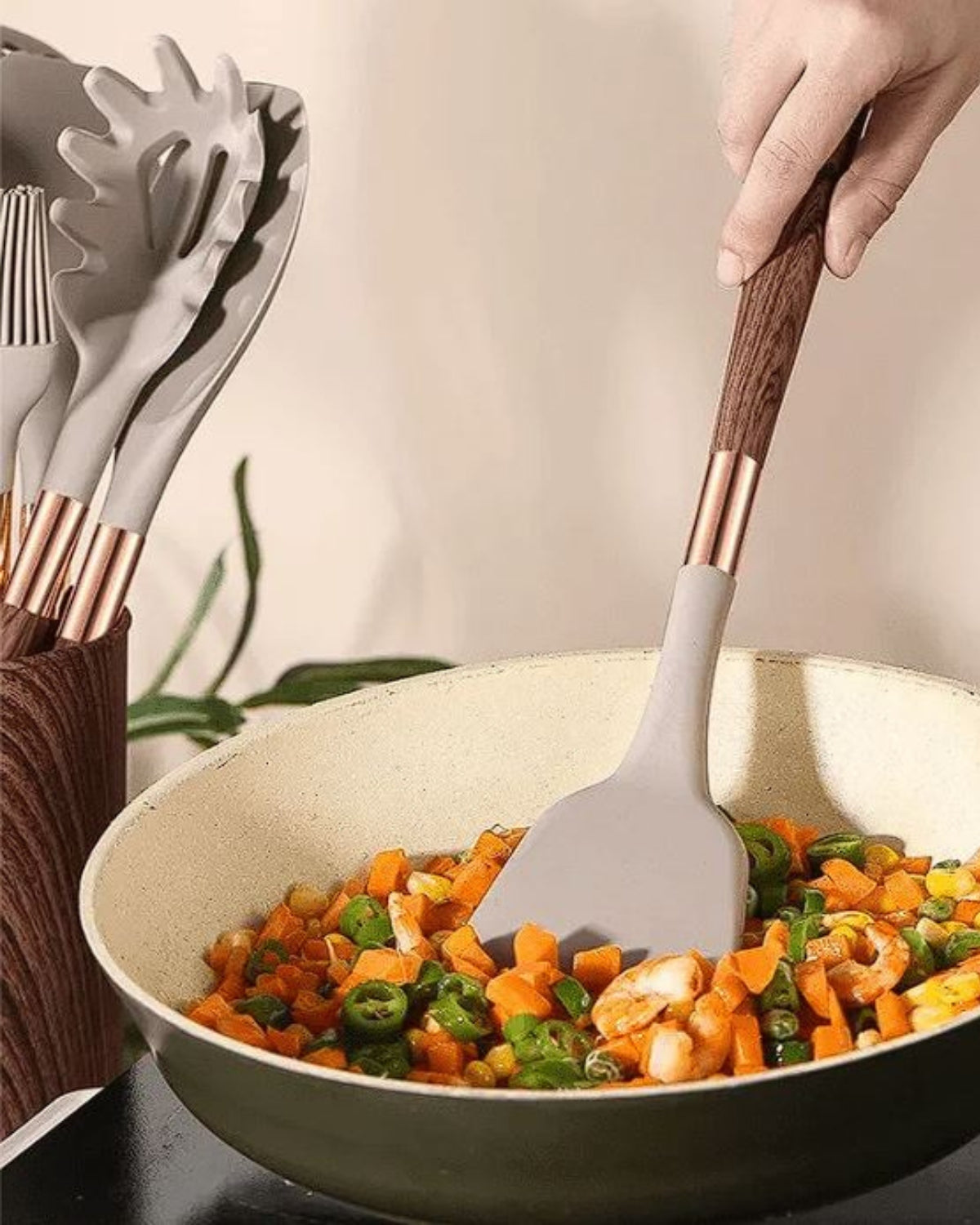 Eleganza | Kitchen Utensil Set – Heat-Resistant Silicone Tools 2