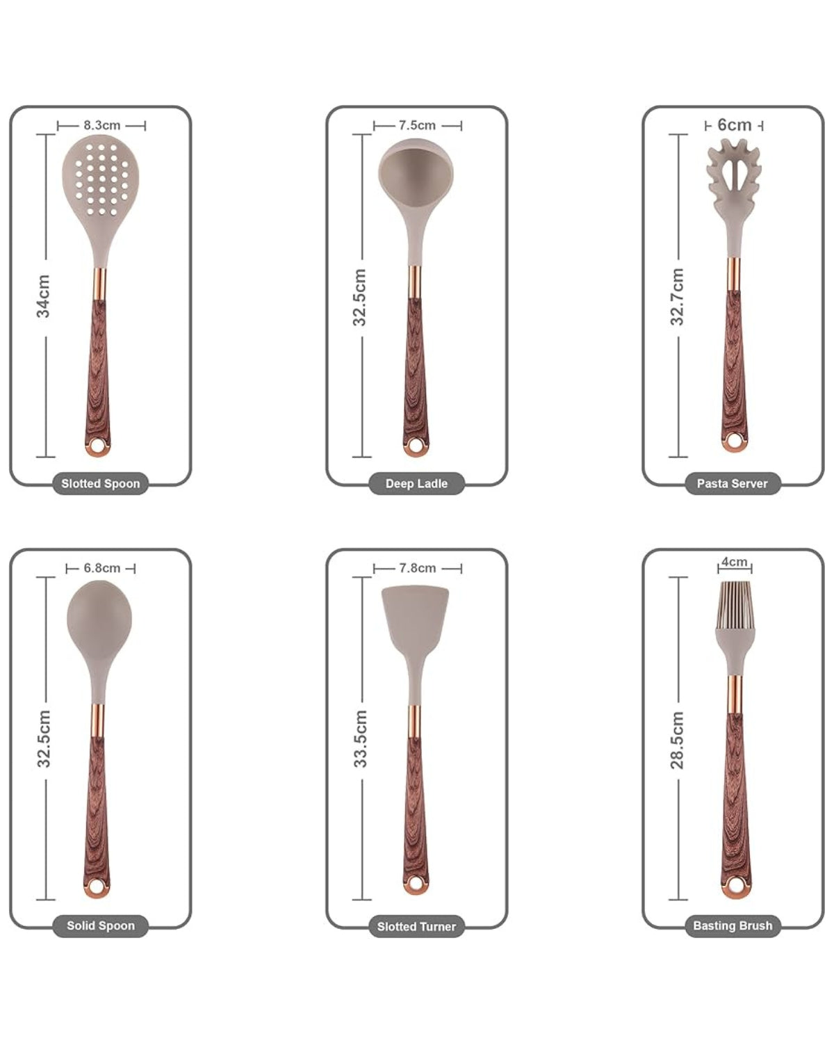 Eleganza | Kitchen Utensil Set – Heat-Resistant Silicone Tools 3