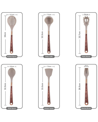 Eleganza | Kitchen Utensil Set – Heat-Resistant Silicone Tools 3