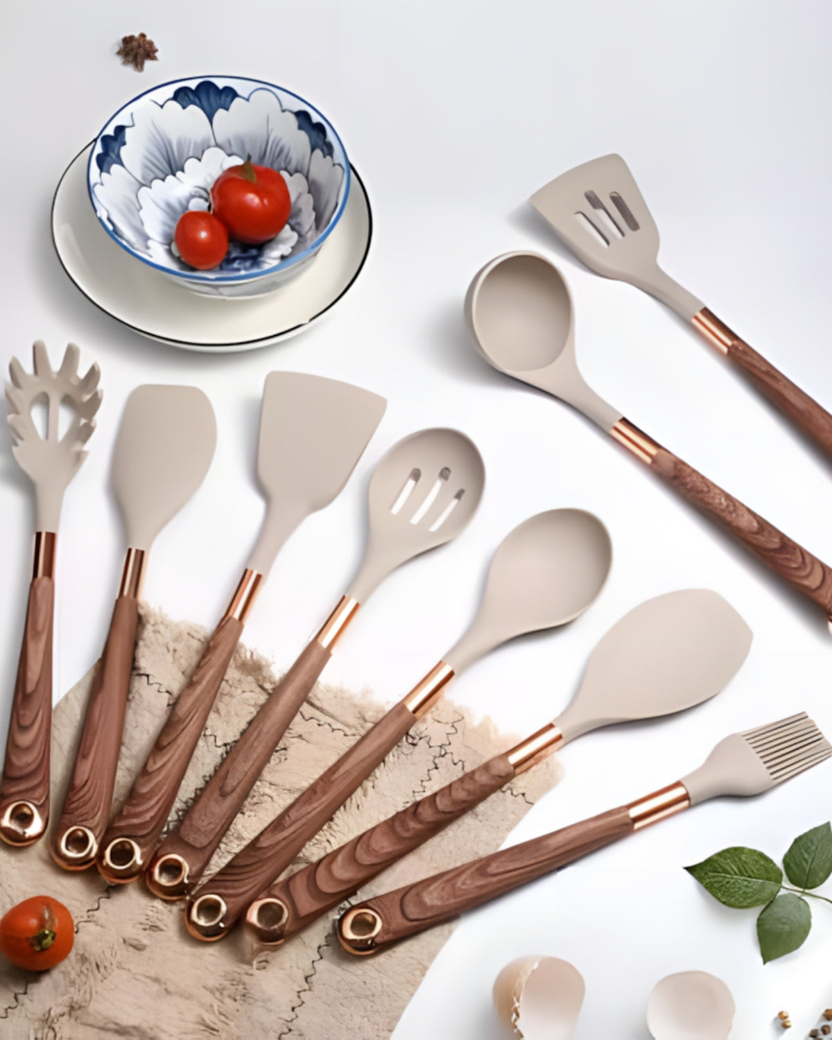 Eleganza | Kitchen Utensil Set – Heat-Resistant Silicone Tools 4