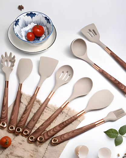 Eleganza | Kitchen Utensil Set – Heat-Resistant Silicone Tools 4