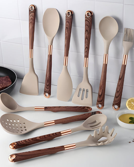 Eleganza | Kitchen Utensil Set – Heat-Resistant Silicone Tools 5