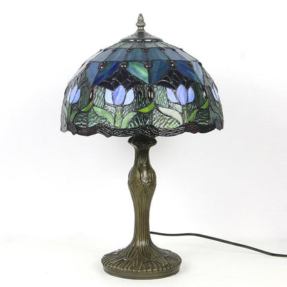 European Tiffany-Style Stained Glass Table Lamp – 17.72 Bedroom or Living Room Decor 1