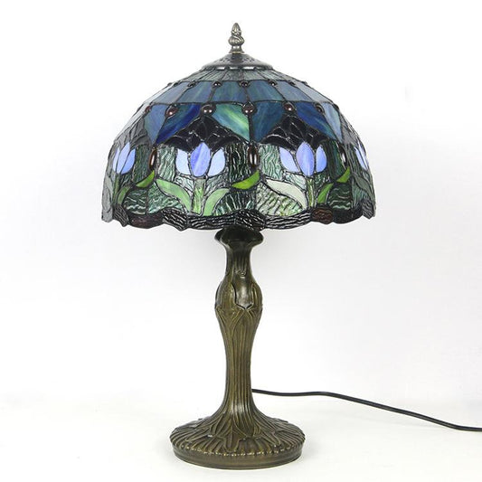 European Tiffany-Style Stained Glass Table Lamp – 17.72 Bedroom or Living Room Decor 1