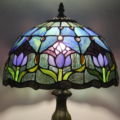 European Tiffany-Style Stained Glass Table Lamp – 17.72 Bedroom or Living Room Decor 7