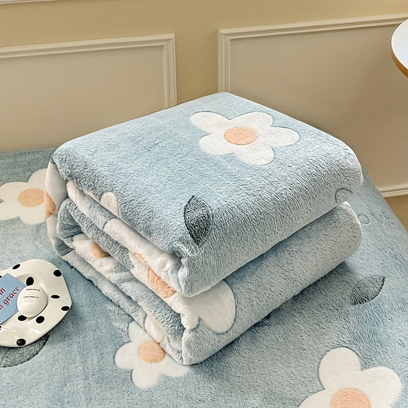 Fiora | Floral Flannel Blanket – Soft, Stain Resistant Design 10