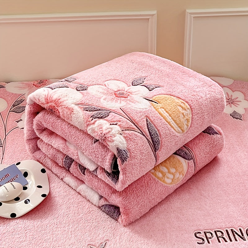 Fiora | Floral Flannel Blanket – Soft, Stain Resistant Design 11