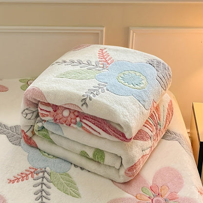 Fiora | Floral Flannel Blanket – Soft, Stain Resistant Design 5