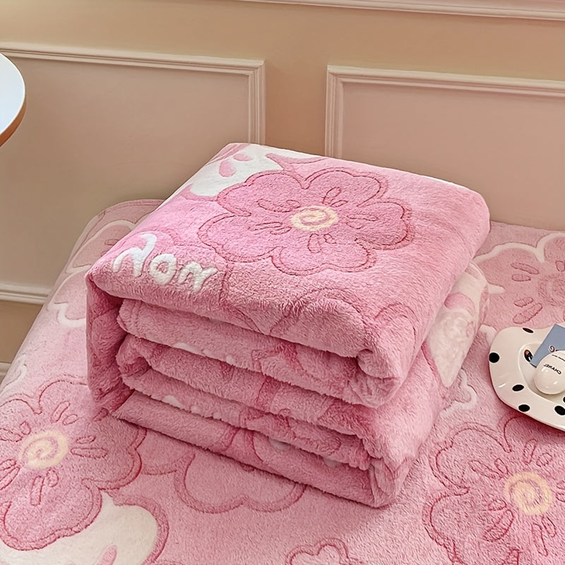 Fiora | Floral Flannel Blanket – Soft, Stain Resistant Design 9
