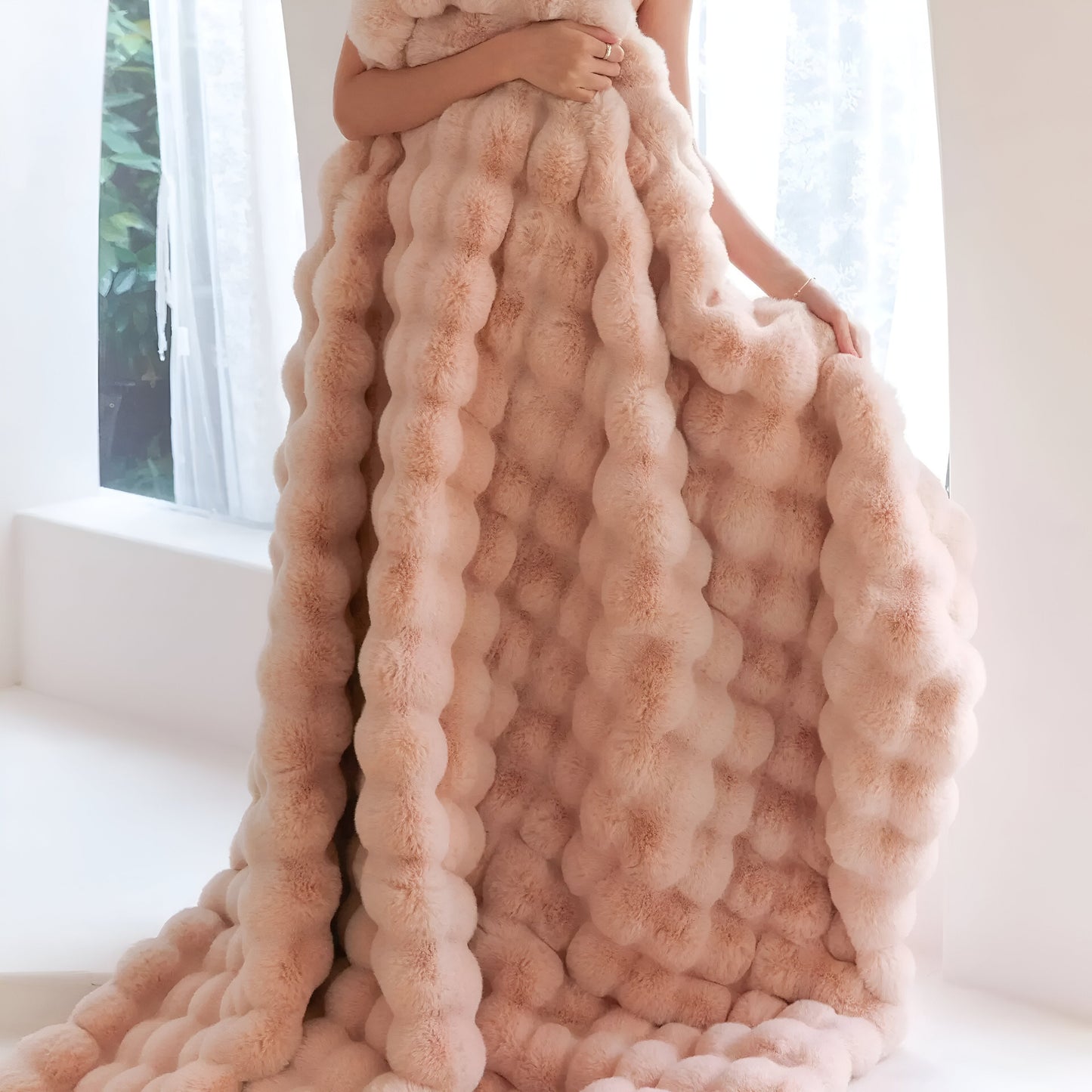 Fluffo | Fleece Throw Blanket – Ultra Soft Checkered Design 4
