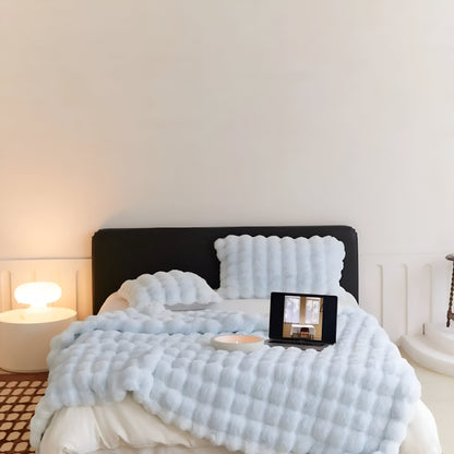 Fluffo | Fleece Throw Blanket – Ultra Soft Checkered Design 7