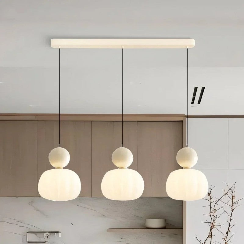 Glimora | Pendant Light – Elegant Cream Art Deco Design for Kitchen Pendant Lighting 10