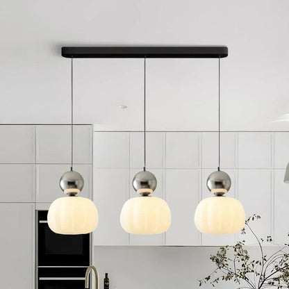Glimora | Pendant Light – Elegant Cream Art Deco Design for Kitchen Pendant Lighting 12