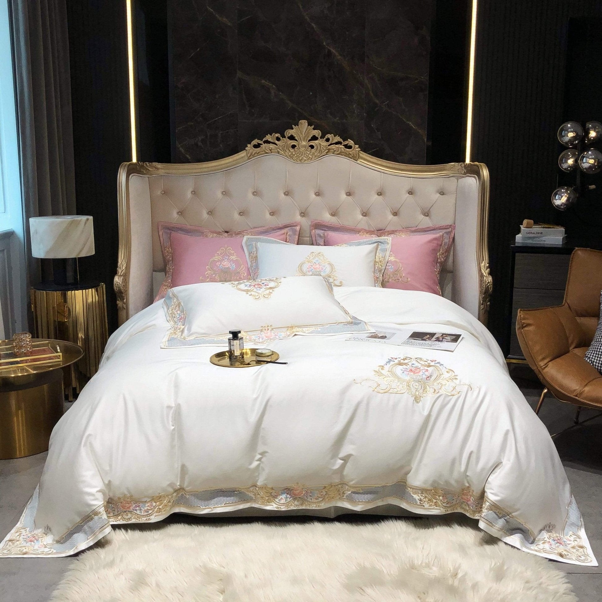 Isabella | King Size Duvet Cover Set – Luxurious Egyptian Cotton 1000 TC 1