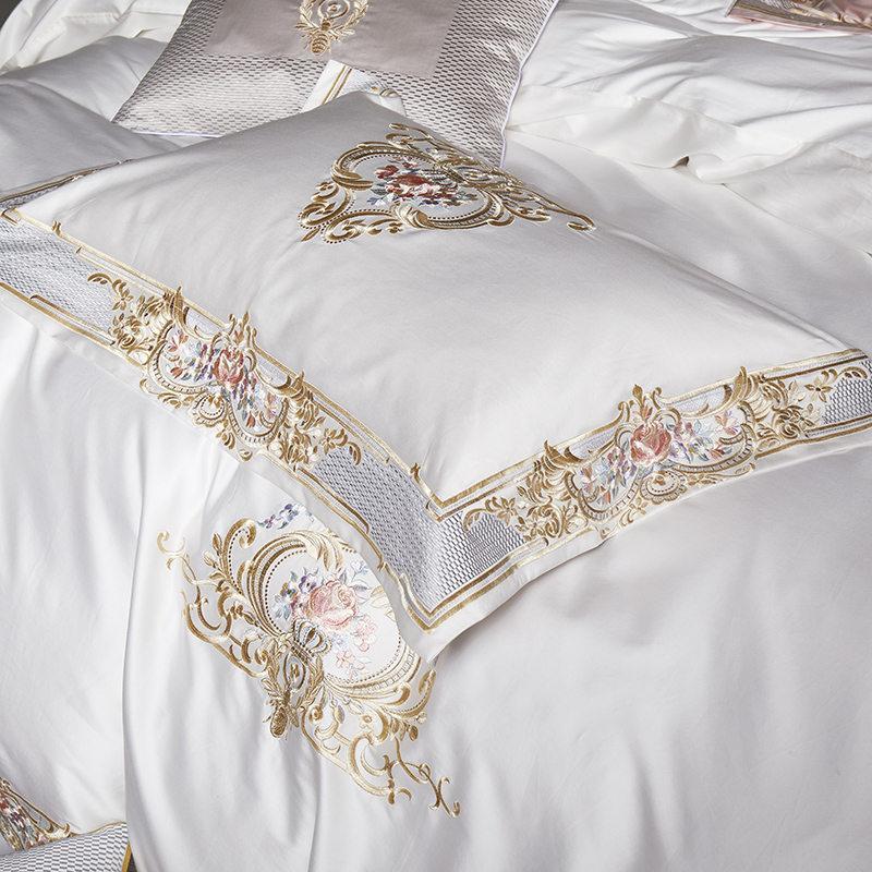 Isabella | King Size Duvet Cover Set – Luxurious Egyptian Cotton 1000 TC 4