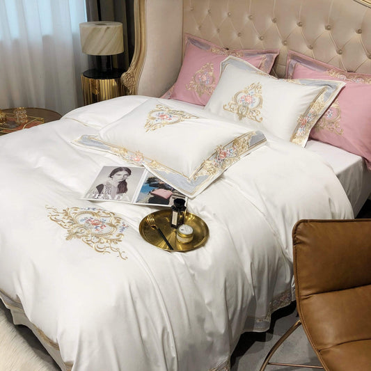 Isabella | King Size Duvet Cover Set – Luxurious Egyptian Cotton 1000 TC 7