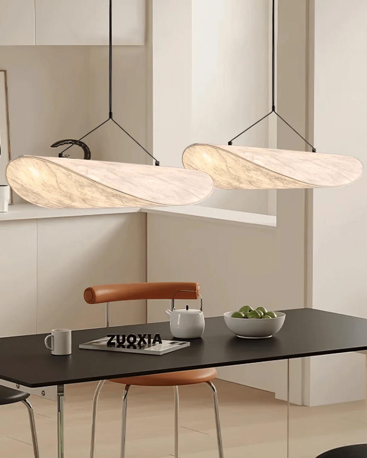 Japandi-Inspired Pendant Light for Kitchen Island – Dimmable Warm Ambient Hanging Light 5