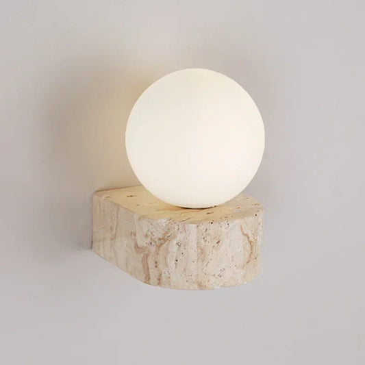 Klotar | Wall Sconce – Unique Natural Stone Design for Elegant Indoor Lighting 0