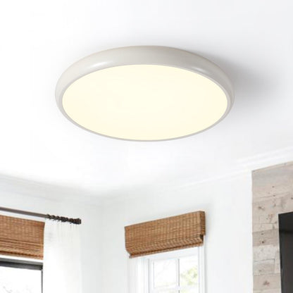 LED Flush Mount Ceiling Light Fixture with Wood Grain Finish – 40 cm Minimalist Design 6
