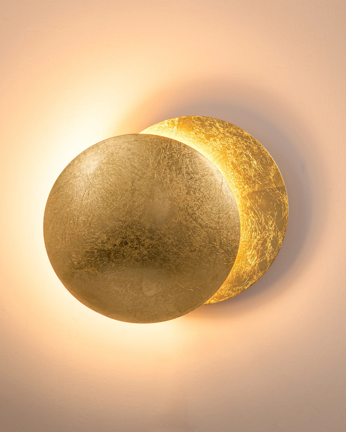 Golden Orb Wall Light – Modern Iron Wall Lamp with Warm Ambient Glow 4