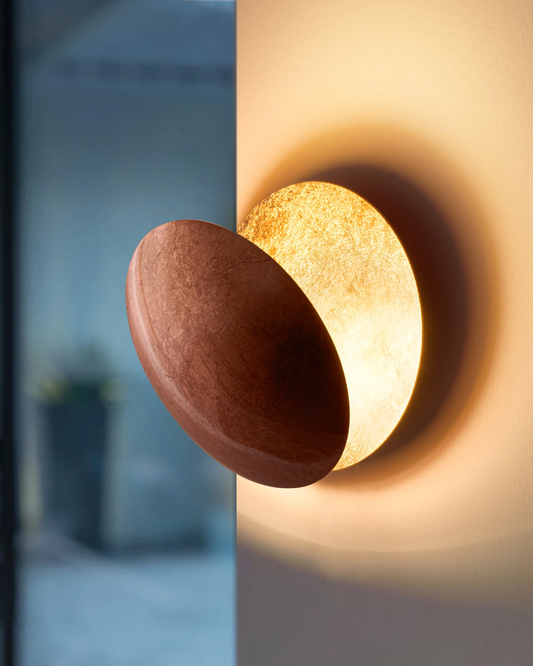 Golden Orb Wall Light – Modern Iron Wall Lamp with Warm Ambient Glow 5