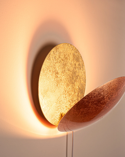 Golden Orb Wall Light – Modern Iron Wall Lamp with Warm Ambient Glow 6