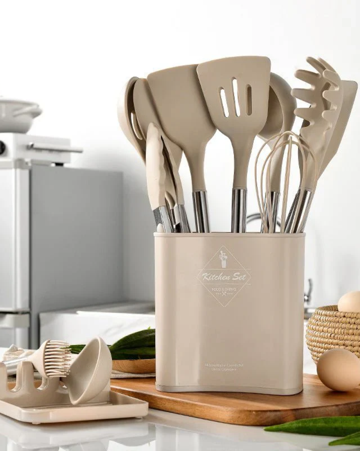 Lattea | Silicone Kitchen Utensil Set – 13 Essential Tools 1