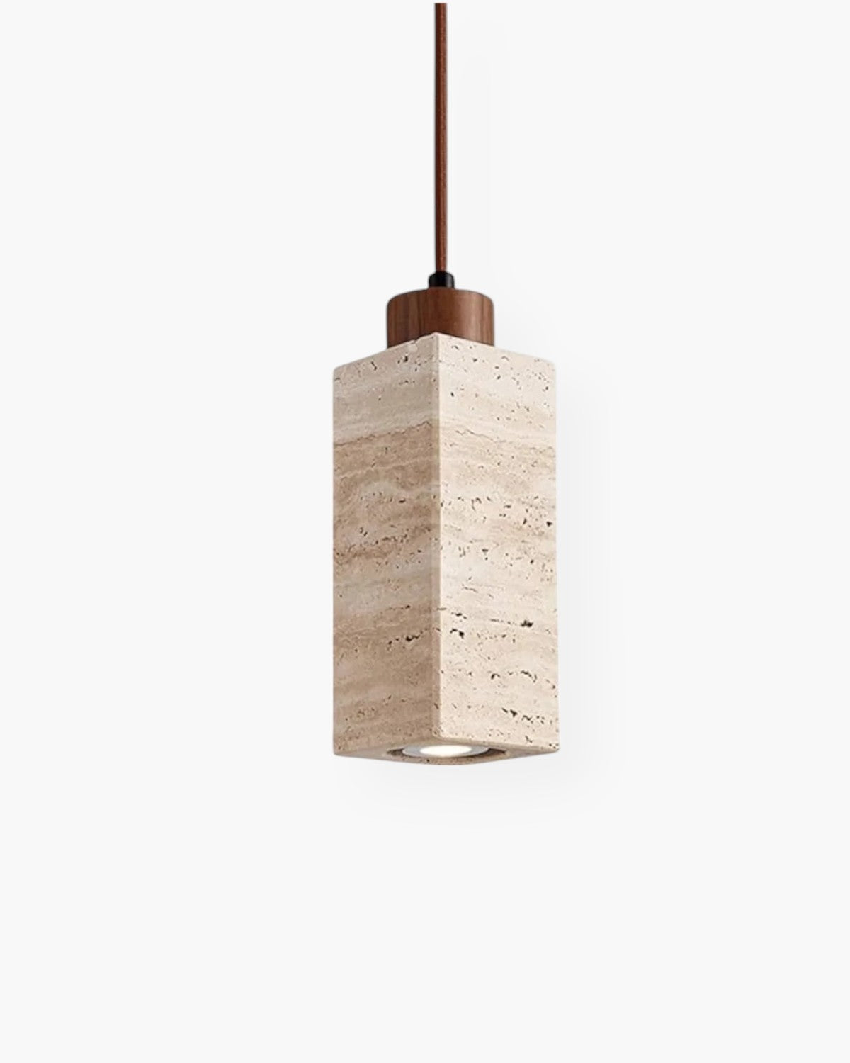 Aurora Travertine Pendant Light – Modern Kitchen Pendant Lighting for Elegant Spaces 1
