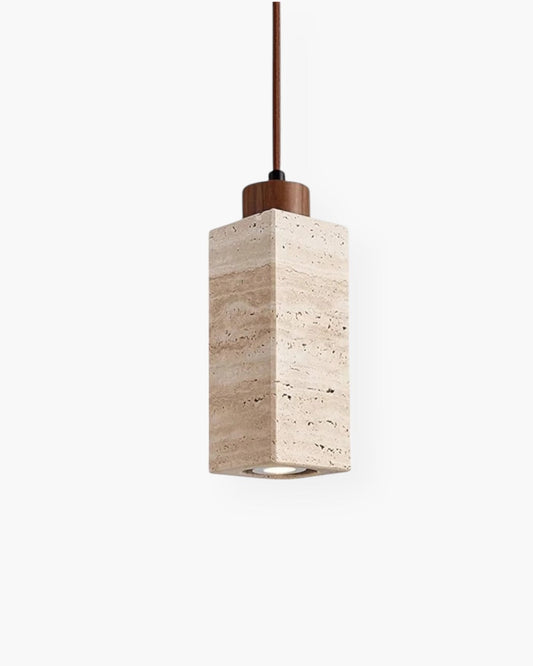 Aurora Travertine Pendant Light – Modern Kitchen Pendant Lighting for Elegant Spaces 1