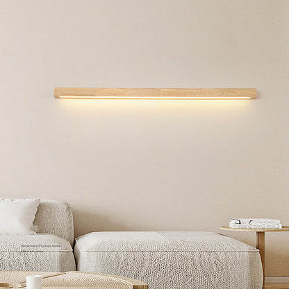LumaGlow | Bathroom Wall Light – Modern Wood Design with LED Ambiance 5