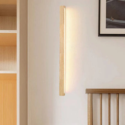 LumaGlow | Bathroom Wall Light – Modern Wood Design with LED Ambiance 6