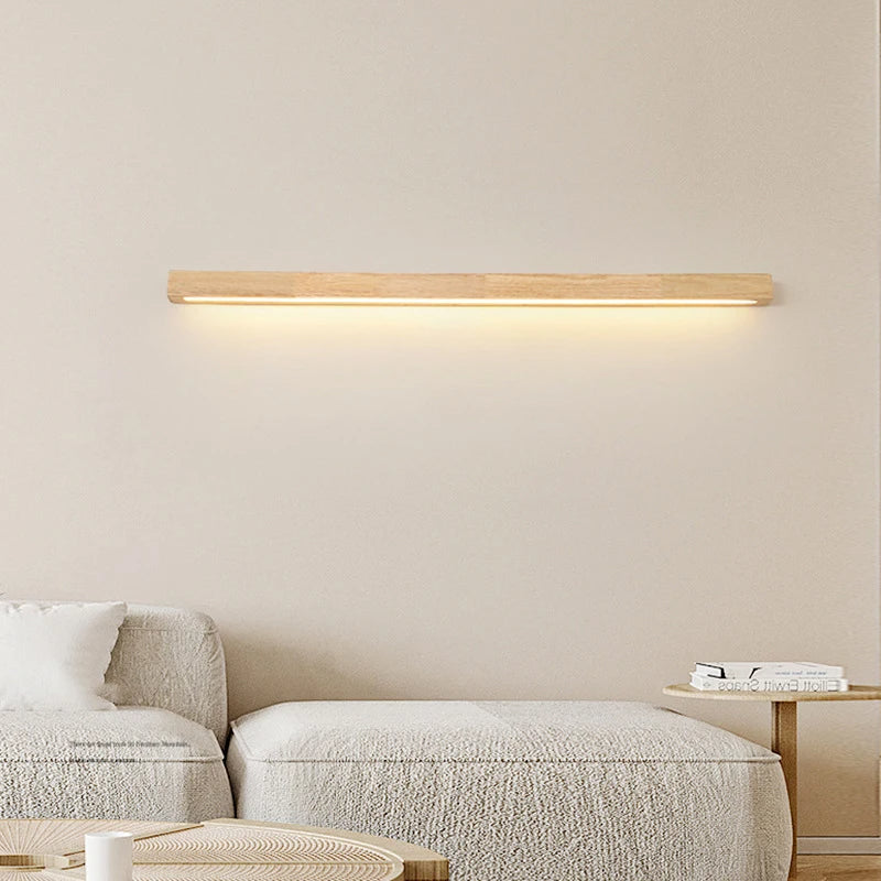 LumaGlow | Bathroom Wall Light – Modern Wood Design with LED Ambiance 7