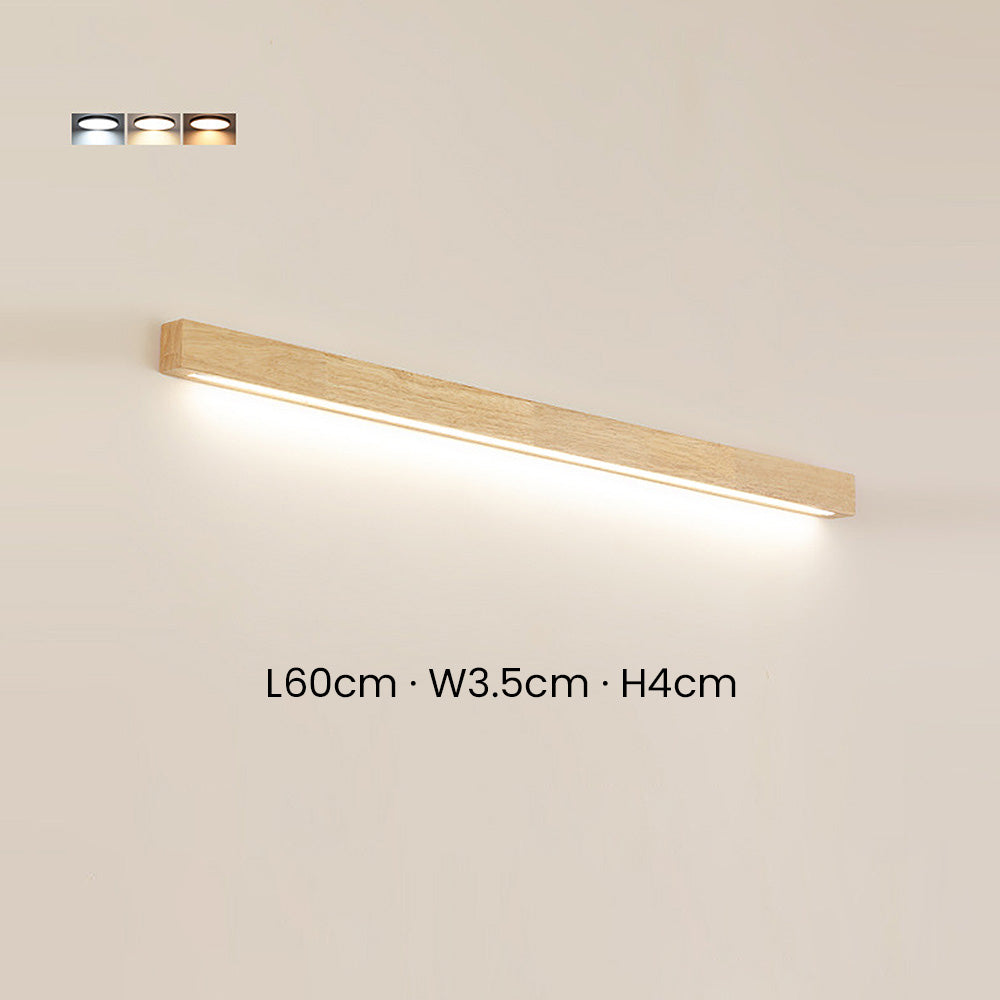 LumaGlow | Bathroom Wall Light – Modern Wood Design with LED Ambiance 8