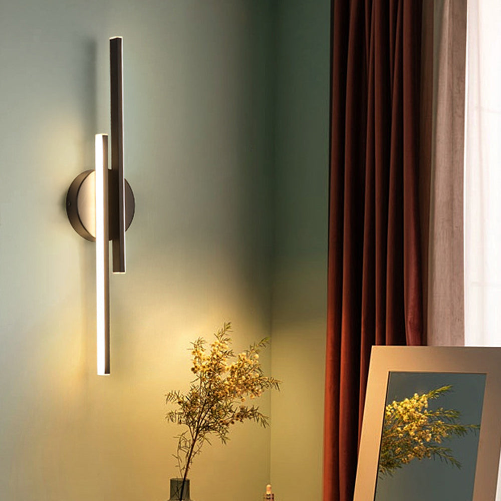 LumaGlow | Wall Sconce – Modern Black & Gold LED Accent Lighting for Bathroom 3