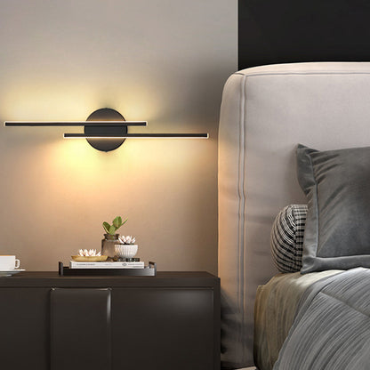 LumaGlow | Wall Sconce – Modern Black & Gold LED Accent Lighting for Bathroom 4