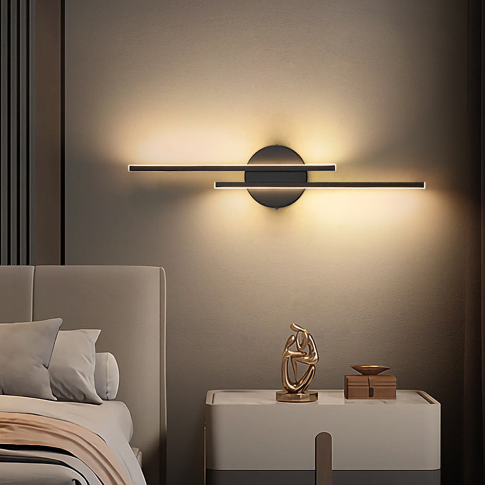 LumaGlow | Wall Sconce – Modern Black & Gold LED Accent Lighting for Bathroom 5