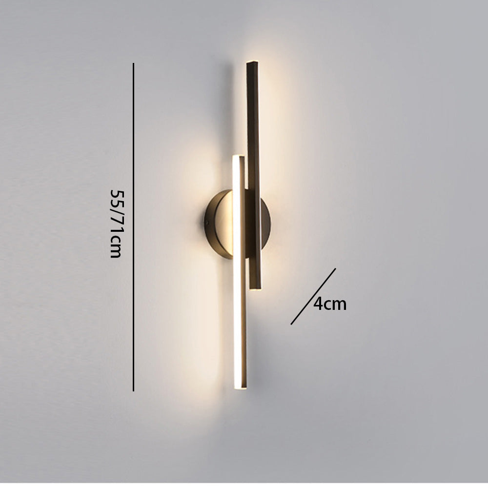 LumaGlow | Wall Sconce – Modern Black & Gold LED Accent Lighting for Bathroom 6