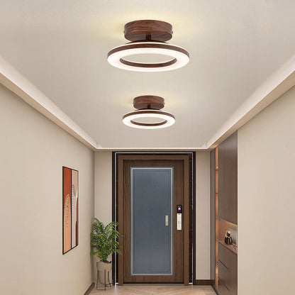LumaSphere | Flush Mount Ceiling Light – Modern LED Acrylic Design for Hallway 1
